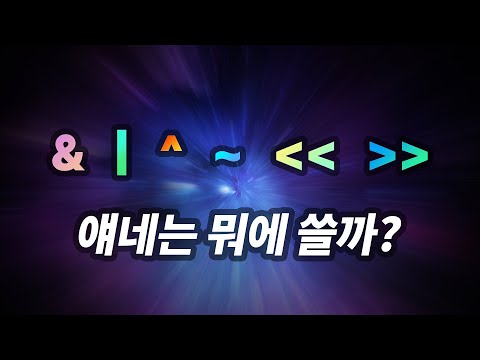 비트연산자들을 알아보자. (+ 자바에서의 특별한 활용)