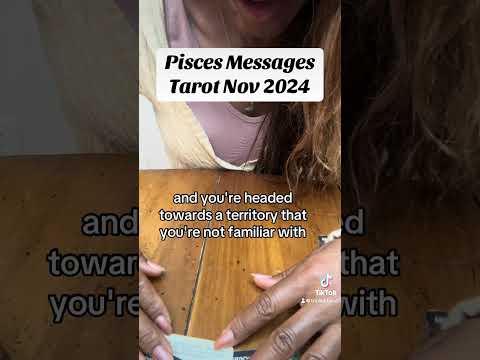 Pisces Messages Tarot reading mid Nov 2024 #tarot #piscestarot #tarotreading