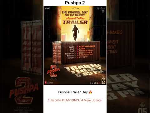 Pushpa 2 Trailer Today