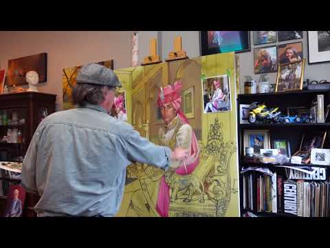 Painting the Maharaja of Jaipur by David Goatley