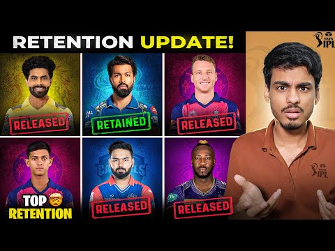 IPL BREAKING : PANT, IYER RELEASED 😭 - JADEJA DOUBT? PANT, BUTTLER RELEASED! | IPL 2025 Retention