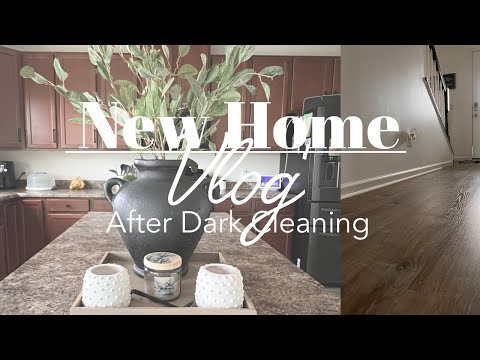 NEW Vlog !!! | New Home Reset | After Dark Relaxing Clean | DIY Canvas Art