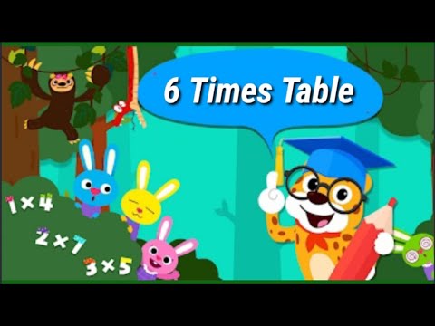 6  times table || 6x1=6 Multiplication || Math's Tables