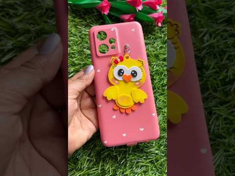 Cute mobile Cover Art #reuseoldmobilecover #cutephonecase #youtubepartner #shorts