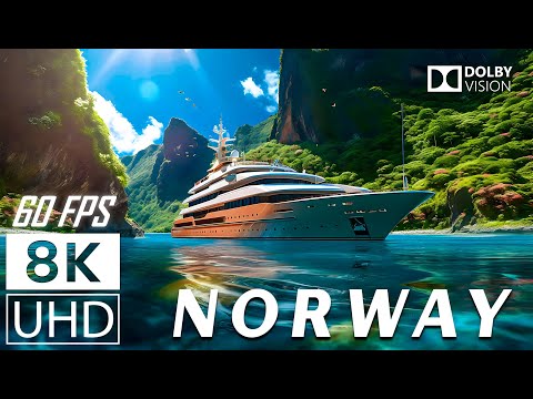 NORWAY - Scenic Relaxation Film With Inspiring Cinematic Music - 8K (60fps) Video HD