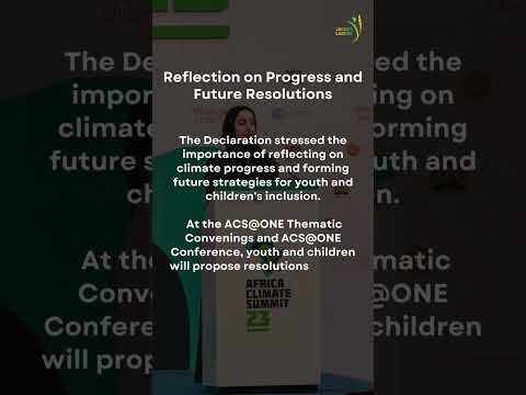 Join us at ACS@ONE Thematic Convenings to explore climate outcomes of the Nairobi Declaration