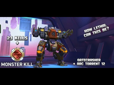 HOW LETHAL CAN THIS BE? GATECRASHER + ARC TORRENT 12 GAMEPLAY (Mech Arena)