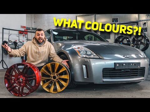 WHEELS & BRAKES ON HIGHEST MILEAGE 350Z RESTORED