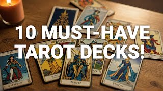 10 Must-Have Tarot decks for the best CARD STOCK!💫