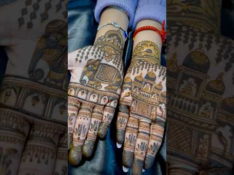 #shorts royal bridal mehndi design