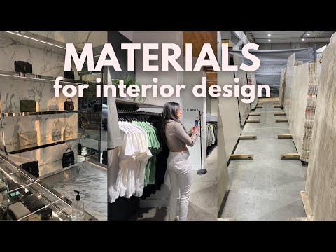 The Process of Selecting Materials for Interior Design