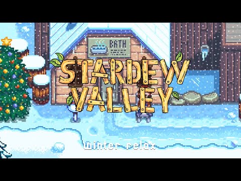 Stardew Valley | Snow Vibes Ambience  w/ Nintendo Playlist Cozy [study, work and sleep]