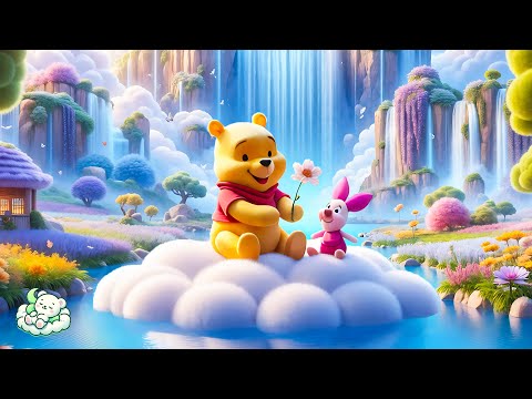 Restful Melodies with Pooh & Piglet💤Serene Piano for Deep Relaxation and  Stress Reduction| 4K Video