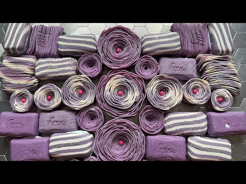 ASMR breaking soap | soap boxes with foam