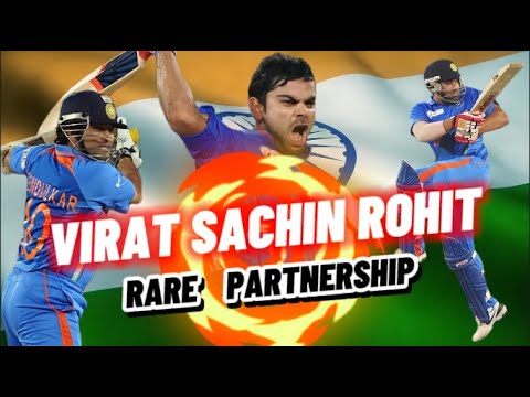 VIRAT SACHIN ROHIT RARE PARTNERSHIP | VIRAT KOHLI CLASSIC