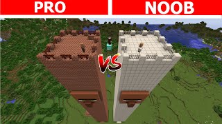 Minecraftda Qishloqi bilan bellashdim!!! BINOlar jangi!!! | Artifact vs Qishloqi