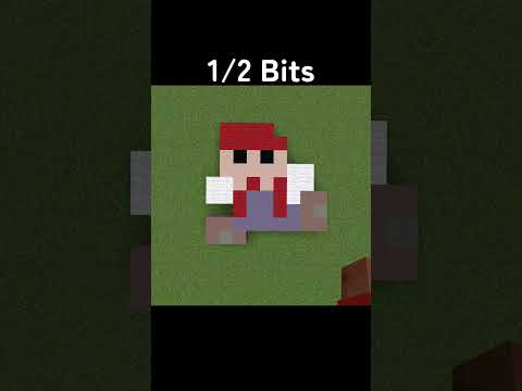 Minecraft マリオ 64bit 32bit 16bit 8bit 4 bit 2bit 1bit...