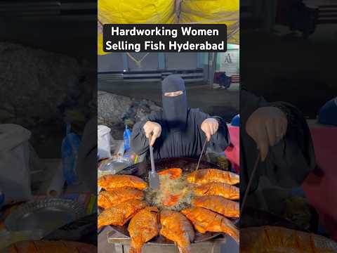 Hardworking Women Selling Fish In Hyderabad #viralvideo #ytshorts #shortsvideo