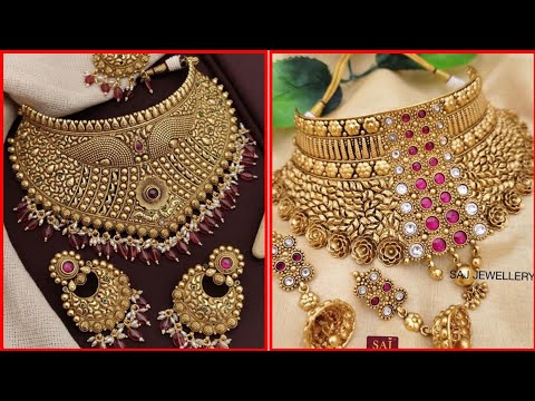 Lakshmi haram necklace sets Vaddanam necklace sets Choker and haram combo sets  