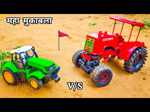 छोटा पैक बड़ा धमाका 🔥 Swaraj 855 Vs John Deere Tractor Tochan Stunt Video