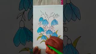 Easy and simple flower🌺🌻🌹🌷 diagram for beginners || Easy and simple drawing for beginners