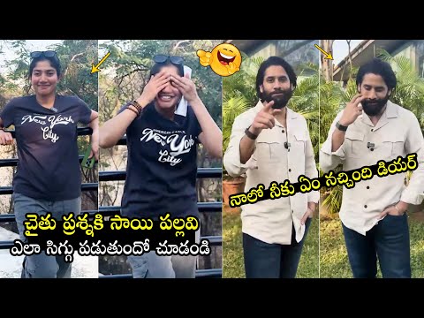 Sai Pallavi CUTE Expression To Naga Chaitanya Questions | Thande Movie | Wall Post