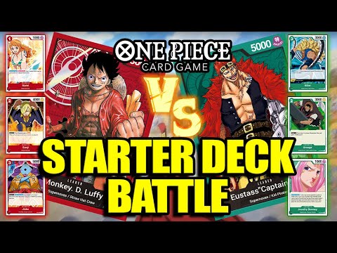 Red Luffy Starter Deck Battle - One Piece Card Game