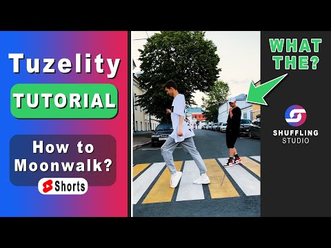 Easy how to Moonwalk Tutorial 😱🔥 Tuzelity Dance Tutorial on viral TikTok Songs 2022 (Shuffle Dance)