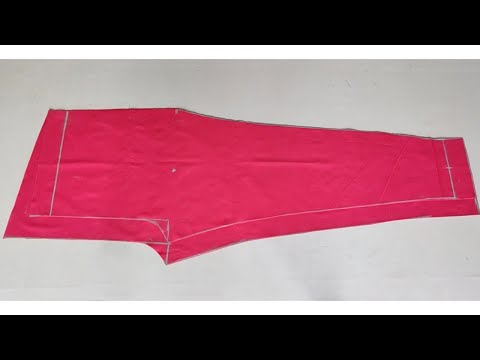 Pant की कटिंग करना सीखे आसान तरीके से | Ladies Pant Trouser cutting Very simple Way