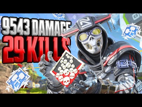 INSANE Bloodhound 29 KILLS and 9,543 Damage Apex Legends Gameplay Season 23