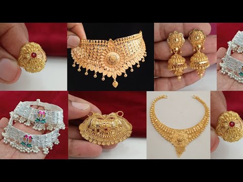 Gold & Silver Bridal Jewellery Designs New Collection 2024 with complete weight & price | #jewellery