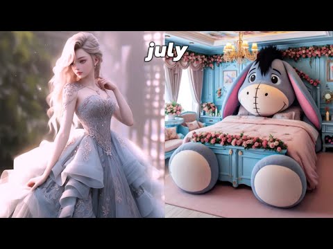 Choose your Birthday Month and See your Dress & Cute Disney's Bedroom Character! 👗💖😍🎉 #birthday