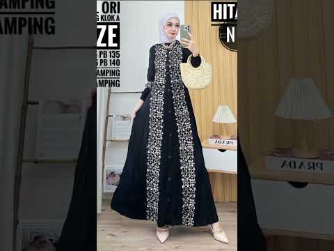 Rekomendasi gamis twill