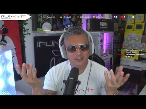 The Funky Kit Show LIVE Ep.313 - ASRock X870 Steel Legend, Ryzen 7 9800X3D, PC Project Update