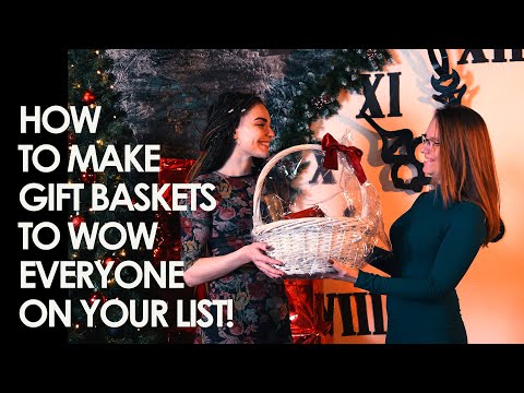 How to make gift baskets to WOW everyone on your list! | The DIY Christmas Gift Basket