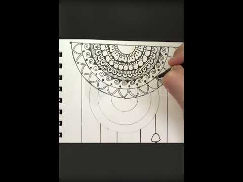 2024 Happy New Year Mandala Drawing, New Year Mandala Art, #shorts #mandaladesign #drawing