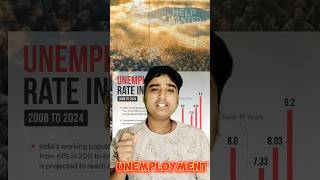 How India’s Unemployment Crisis Affects Millions of Youth😯#unemploymentcrisis #YouthFuture #shorts