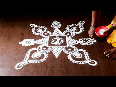 friday rangoli designs | kolam | simple kolam designs for friday