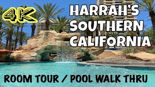 STAYCATION HARRAH’S RESORT FUNNER, CALIFORNIA | 4K ROOM TOUR & POOL WALK THROUGH | PALOMAR SUITE