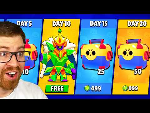 I gemmed MEGA BOXES for 20 Days on a New Account.. it was crazy!! 🤯