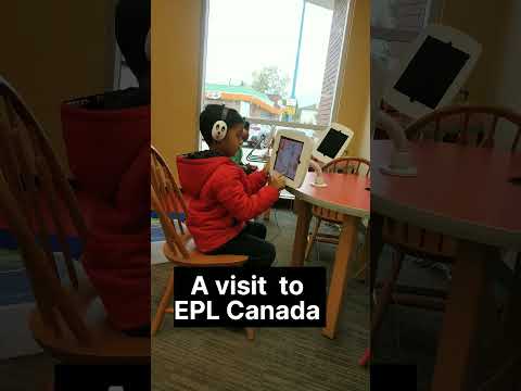 A visit to Edmonton public library 🇨🇦📒📘#trending #family #canada