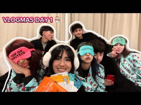 SLUMBER PARTY | VLOGMAS DAY 1 🎄