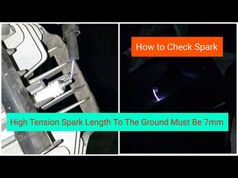 How to Check Ignition Spark of Any Bike | High Tension Spark Testing