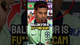 Even Neymar can't believe that Rodrygo is not in top 30 Ballon d'Or nominees!😯💀