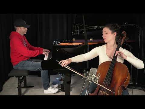 BACH, Air on the G string, (Air in D Major BWV1068), cello & piano