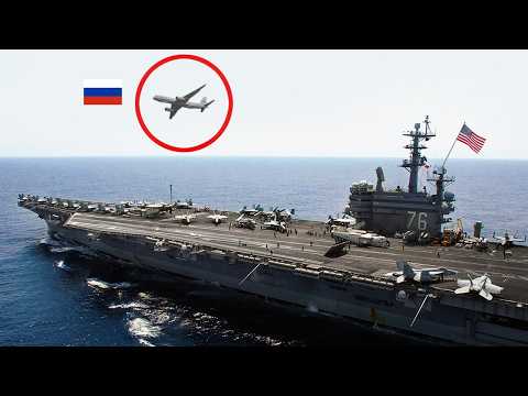 Why Did a Russian SPY Plane CIRCLE a US Aircraft Carrier?