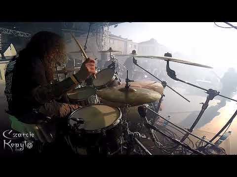 Czarcie Kopyto drum cam Frantisek ANTIGOD@ Metal Mine Festival 2017