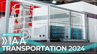 LG에너지솔루션, 상용 전기차의 새로운 미래를 열다. | IAA Transportation 2024 🚗