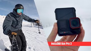 Skiing at 8k (Insta360 Ace Pro 2)