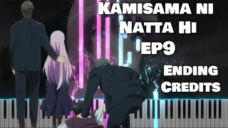 Kamisama ni Natta Hi Episode 9 Ending Credits OST [piano]